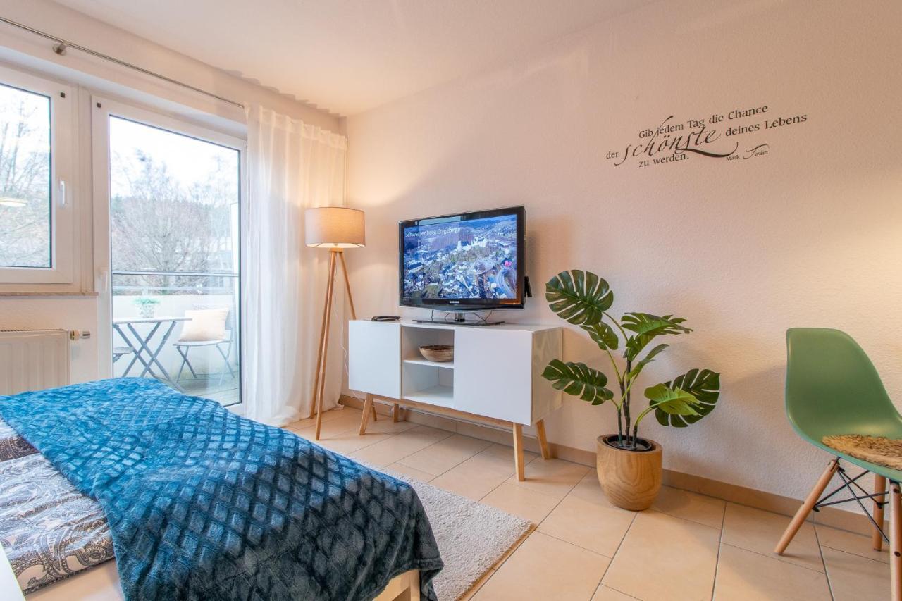 Modernes Apartment Im Gruenen I Balkon I Wlan I Stellplatz Шварценберг Екстер'єр фото